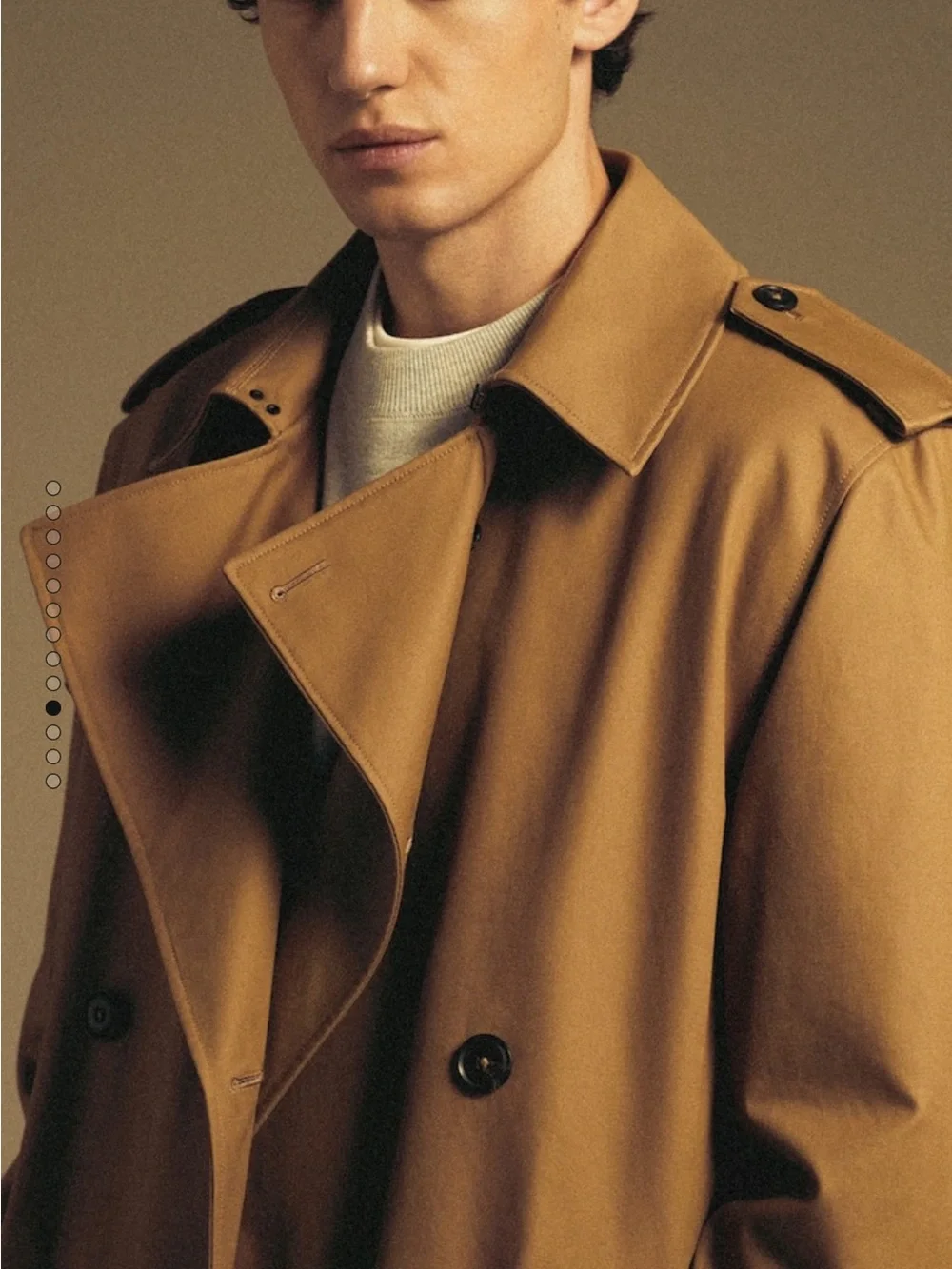 Mango Men’s Trench Coat with Belt
